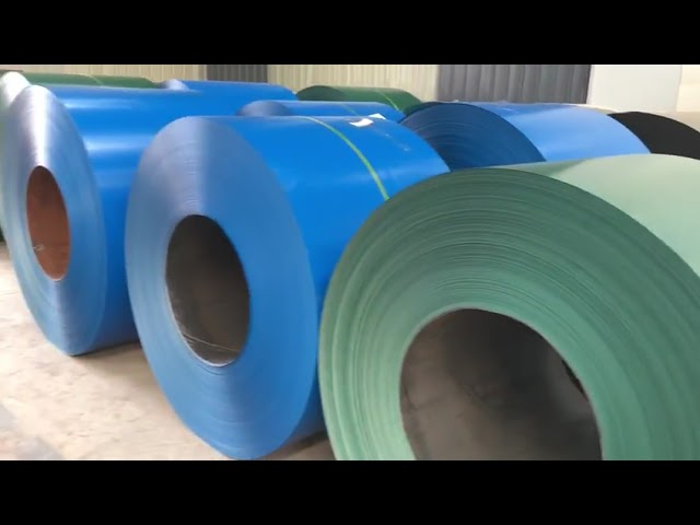 0.1-2.0 মিমি ছাদ PPGI ইস্পাত কুণ্ডলী প্রস্তুত রঙিন প্রলিপ্ত Ppgl প্রোফাইল শীট