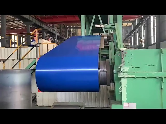 গরম Galvanized PPGI ইস্পাত কুণ্ডলী ধাতু লোহা প্রাক আঁকা rugেউখেলান Gi শীট